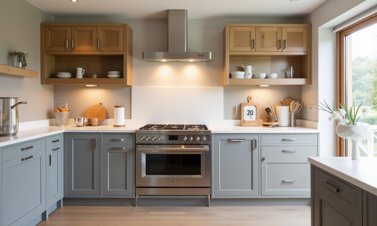 Modern Farmhouse Kitchen in Kinsale - Oven area
