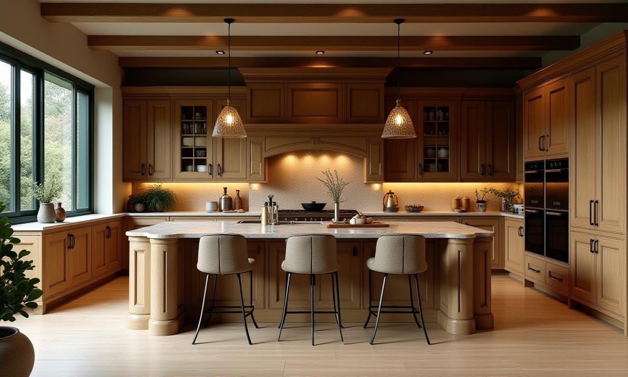 Stunning bespoke kitchen designed and built by Celtic Timberway