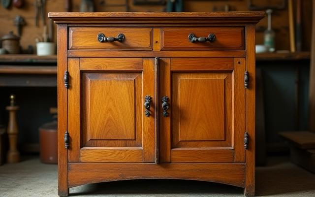 Restoration of existing kitchen furniture